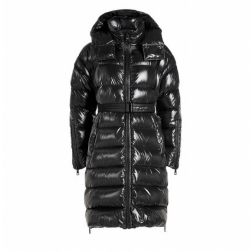 Moncler Amelanchier Down Coat Black Size 0 - Picture 1 of 5